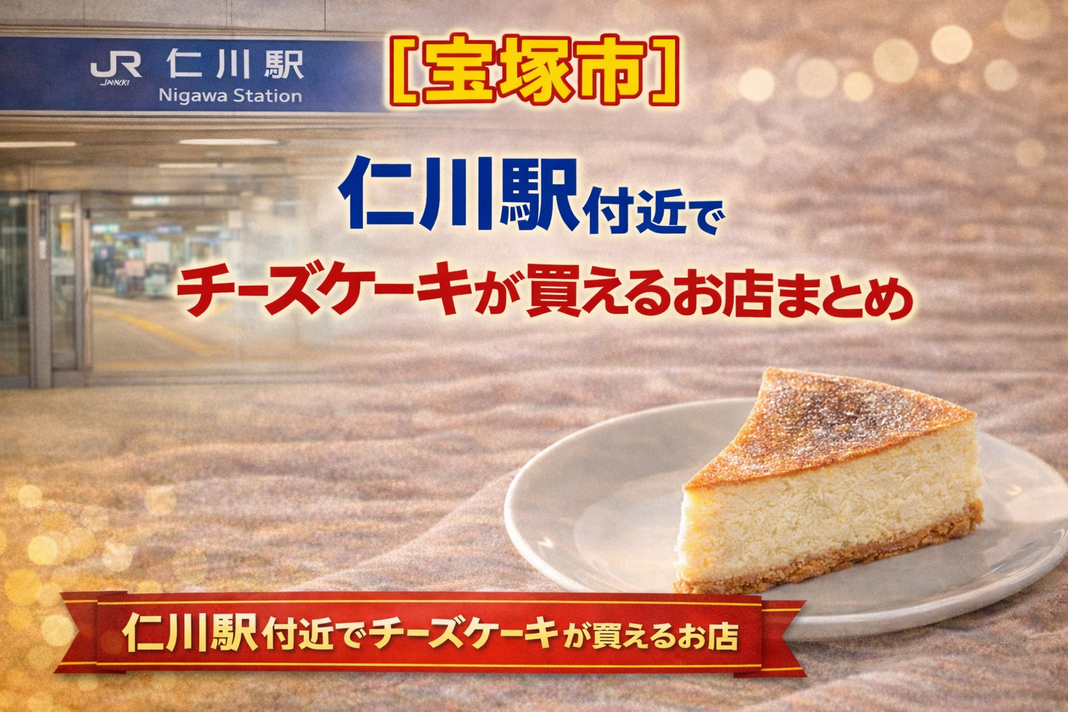 【宝塚市】仁川駅付近でチーズケーキが買えるお店まとめ
