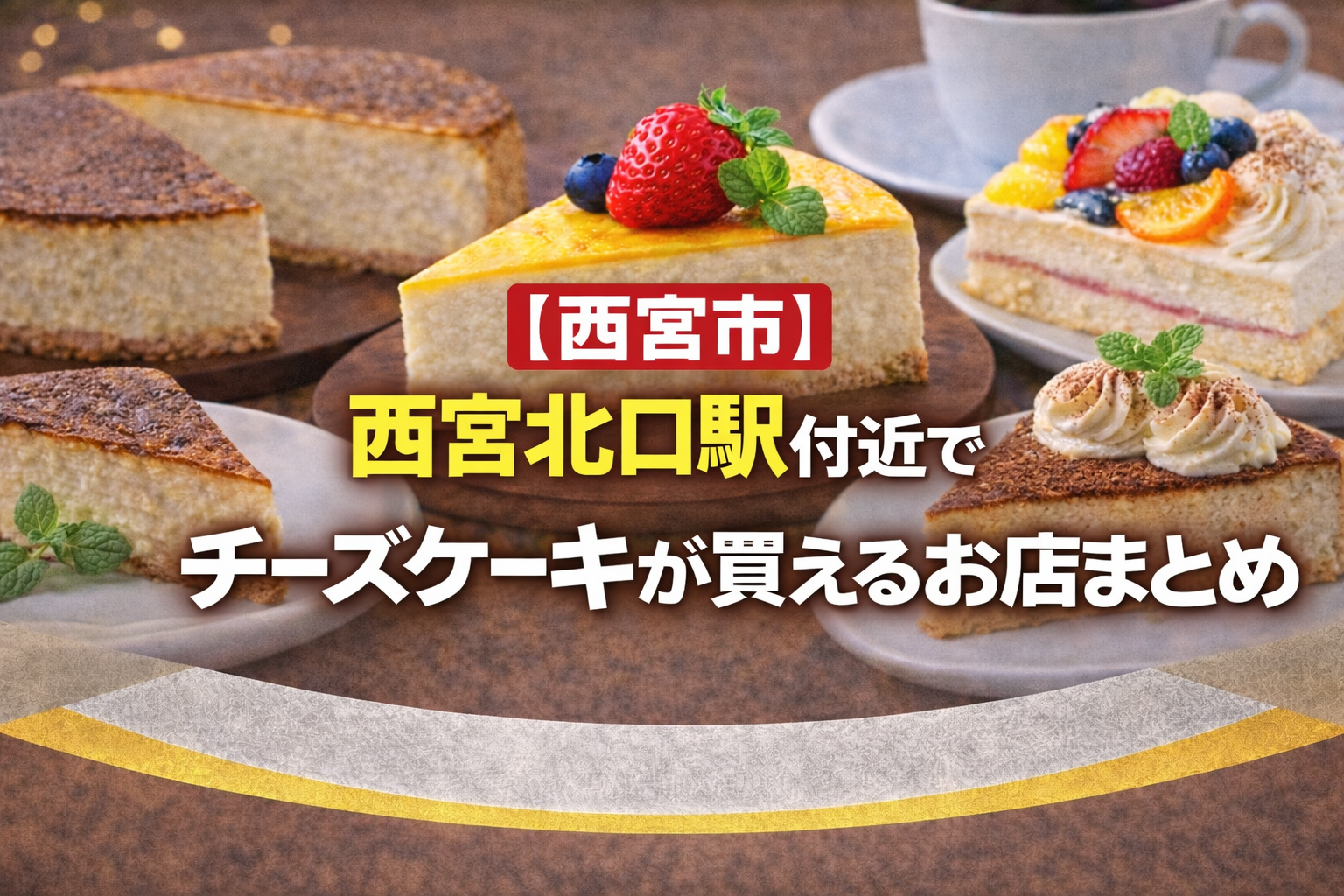 【西宮市】西宮北口駅付近でチーズケーキが買えるお店まとめ