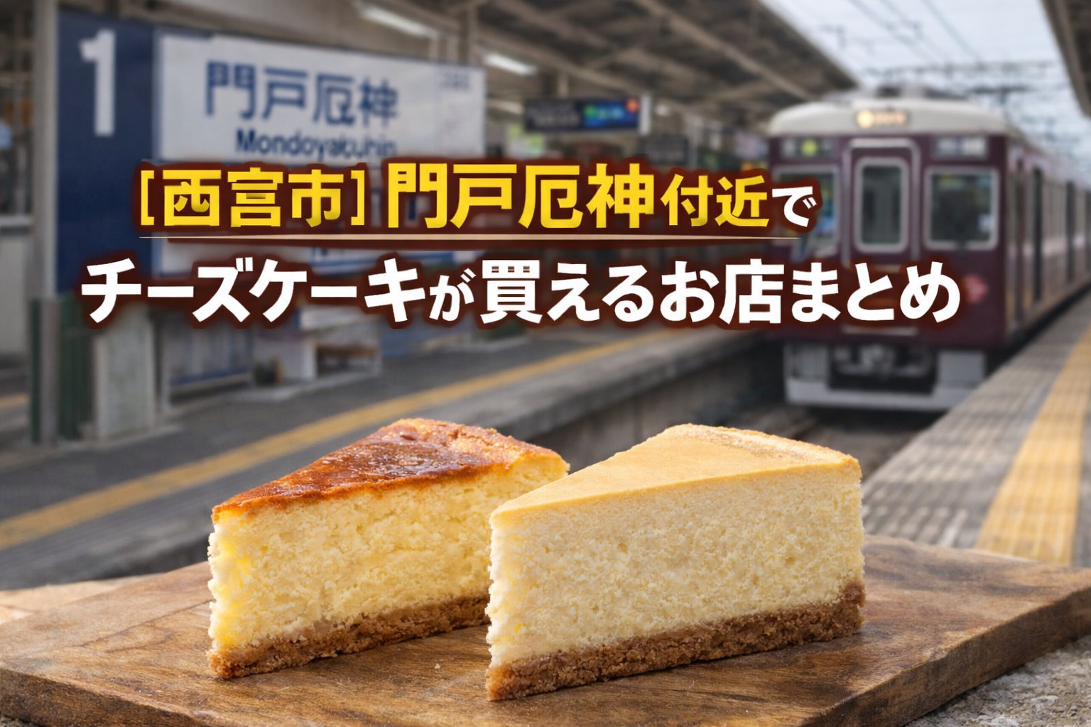 【西宮市】門戸厄神駅付近でチーズケーキが買えるお店まとめ