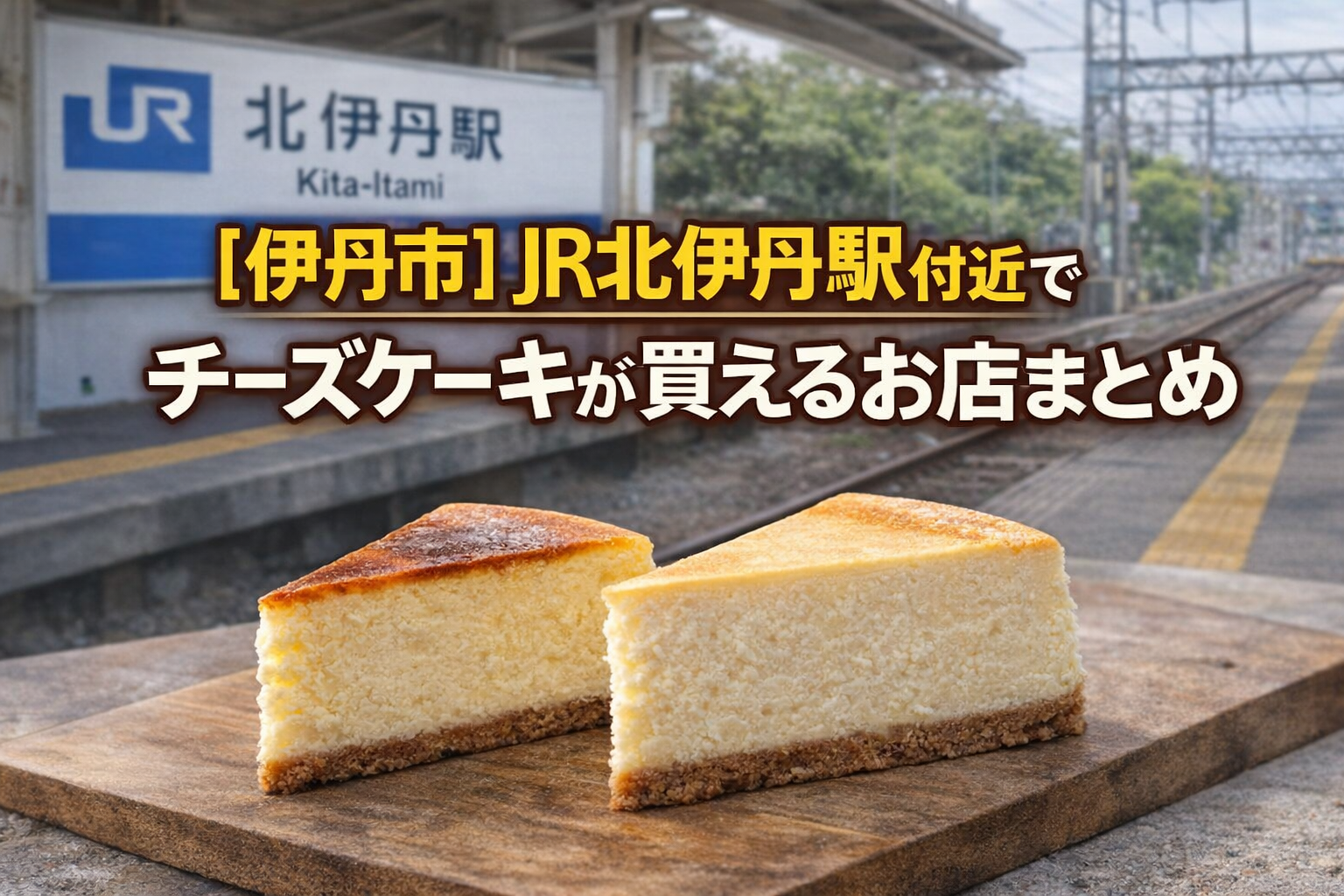 【伊丹市】JR北伊丹駅付近でチーズケーキが買えるお店まとめ