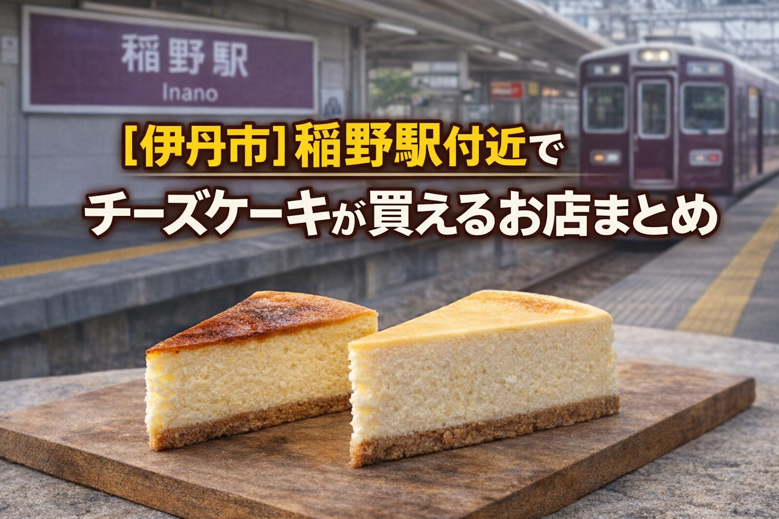 【伊丹市】稲野駅付近でチーズケーキが買えるお店まとめ