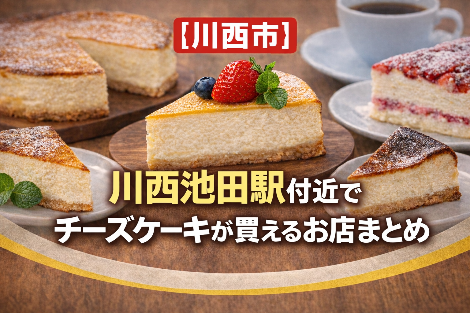 川西池田駅付近でチーズケーキが買えるお店まとめ【川西市】