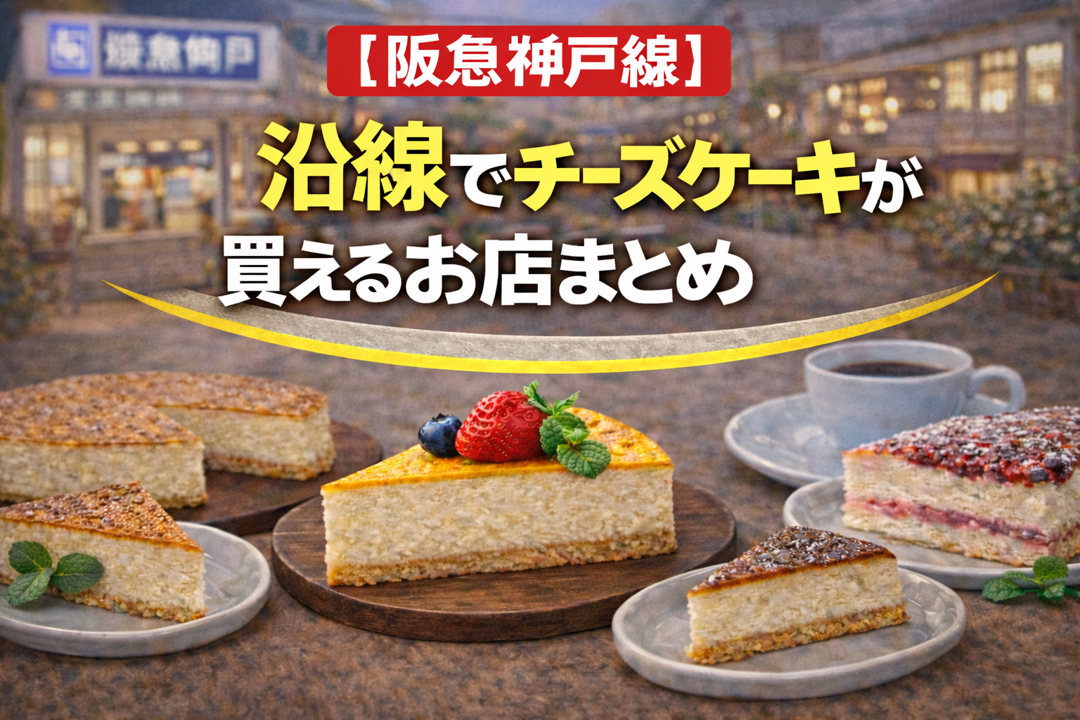 阪急神戸線沿線でチーズケーキが買えるお店まとめ